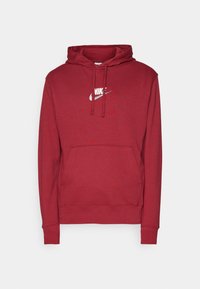 Sudadera con capucha de Nike en color marrón, con un bolsillo tipo canguro en la parte frontal, cordones en la capucha y un logo blanco en el pecho. Tejido suave con un corte cómodo y relajado.