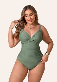 Cupshe PLUS SIZE  - Maillot de bain - dark green