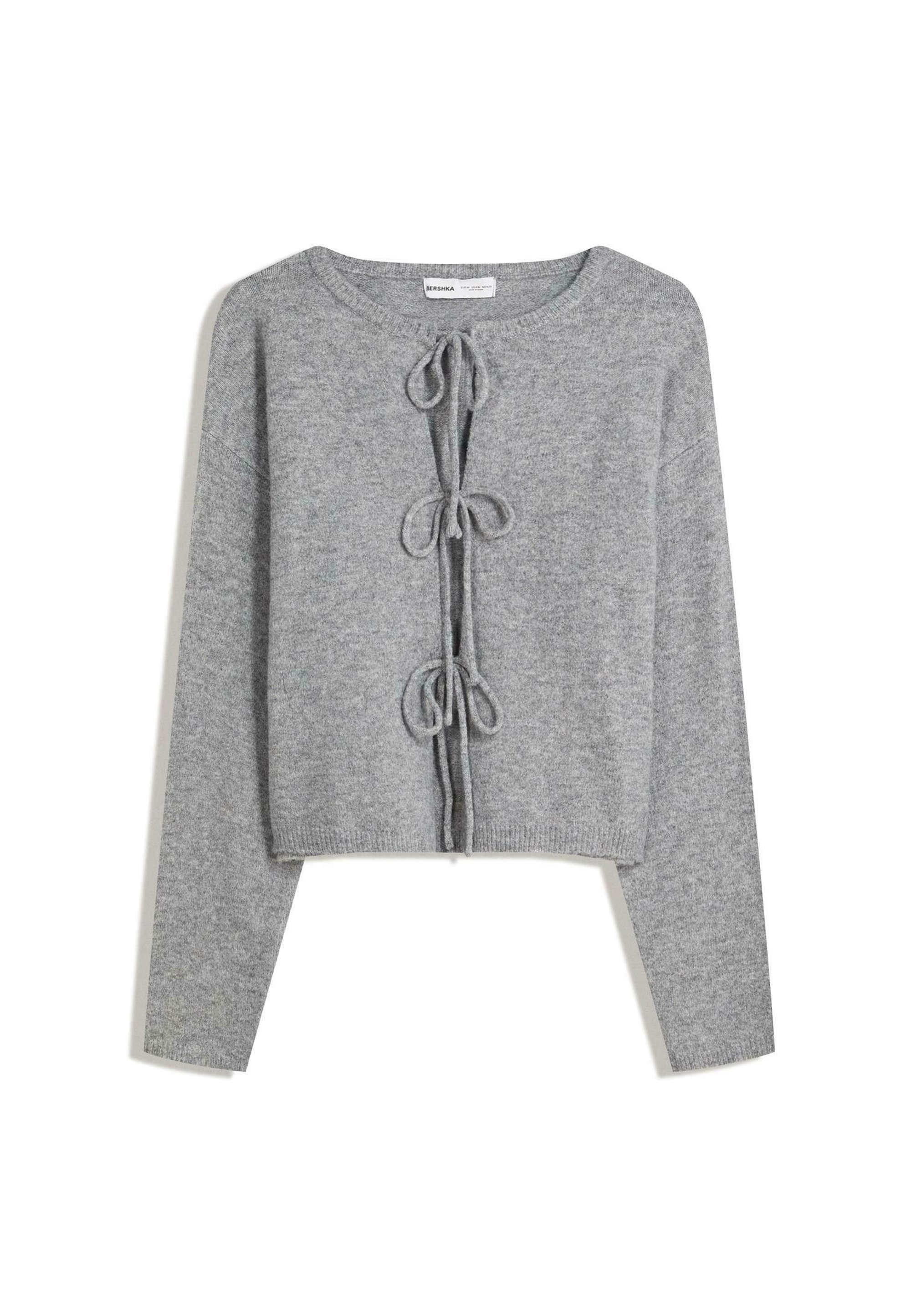 Bershka Cardigan grey Zalando
