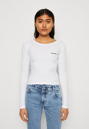 LONG SLEEVE - Long sleeved top - white