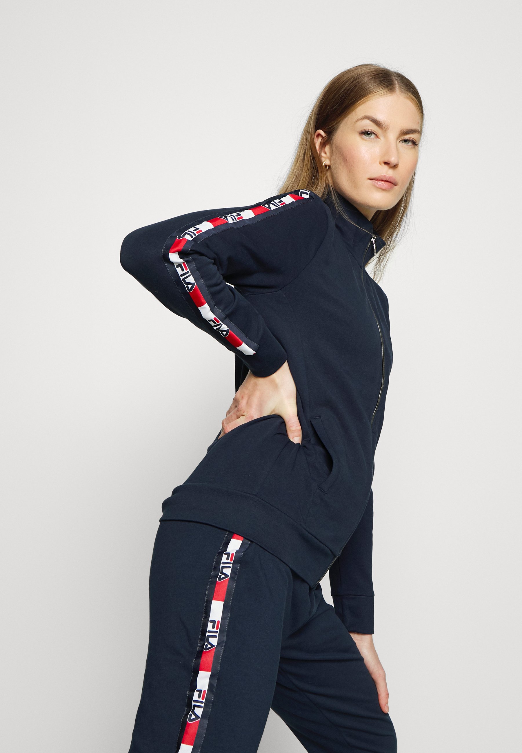 Fila BRUSHED SET - Pyjamas - navy/dark 