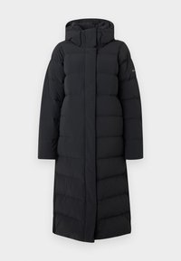 AMAZE PUFF™ LONG HOODED - Down coat - black