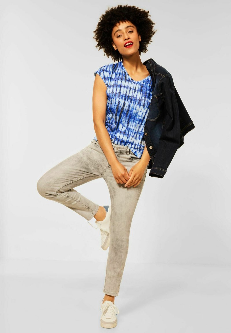 Damen T-Shirts | Street One Bluse blau - XV27122 Damen T-Shirts | Street One Bluse blau - XV27122