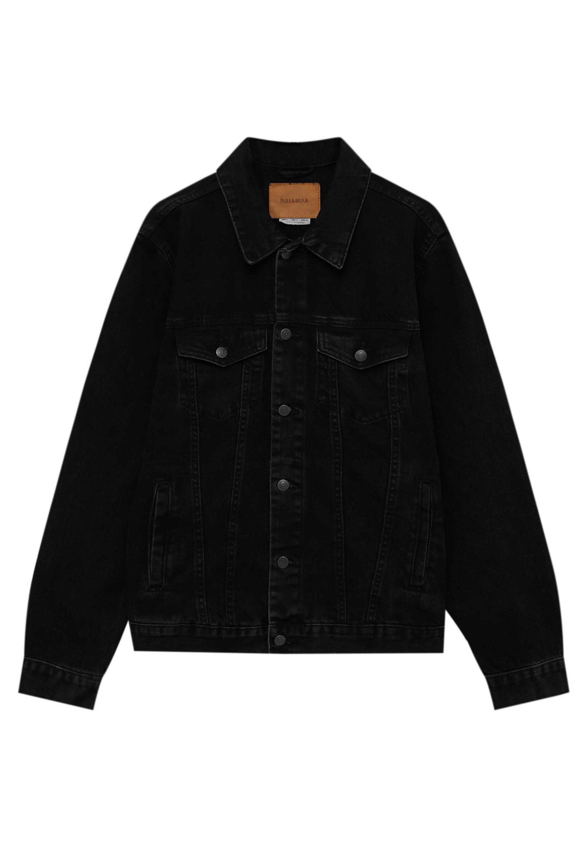 veste en jean noir