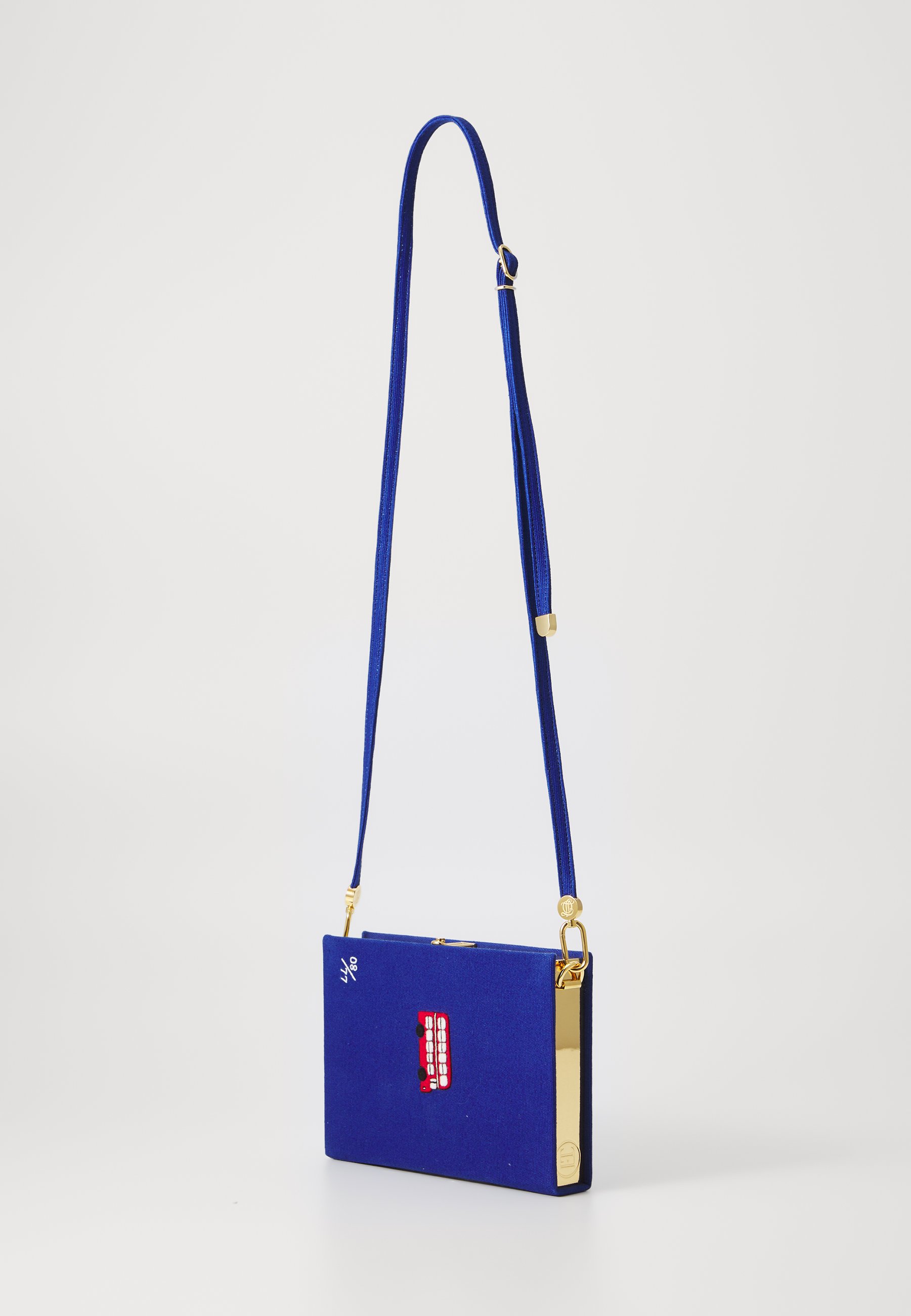 Olympia Le-Tan BOOK LONDON CALLING STRAPPED - Clutch - ivy/blue