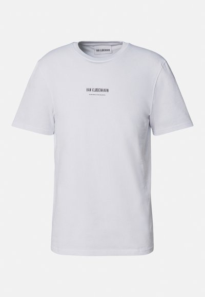 Han Kjøbenhavn SHADOWS MOON REGULAR TEE UNISEX - Triko s potiskem - white