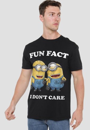 MINIONS  SARCASM - Print T-shirt - black