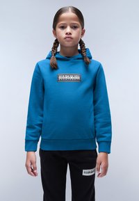 Napapijri CHAMOIS UNISEX - Pulover s kapuco - blue sapphire