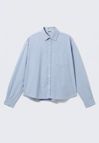 Vald, blue /white check