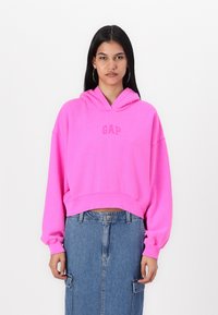 GAP LOGO CROPPED Sweatshirt standout pink/pink Zalando