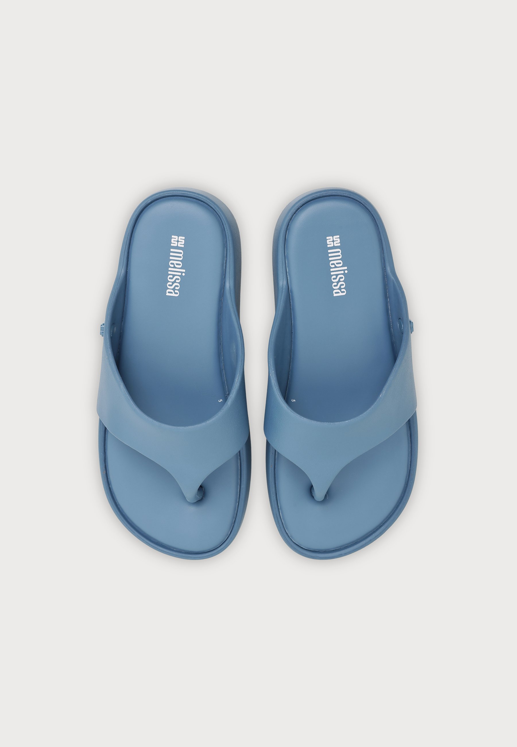 靴 melissa FREE PLATFORM THONG AD 35 Melissa FREE PLATFORM THONG AD - Teensandalen - blue/lichtblauw