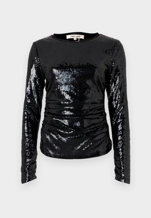 MARLENE  - T-shirt à manches longues - black