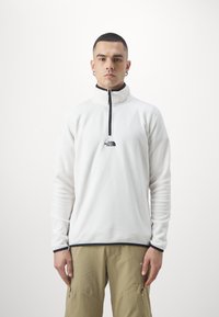 The North Face GLACIER ¼ ZIP - EMBROIDERED LOGO - Fliisdžemper - gardenia white