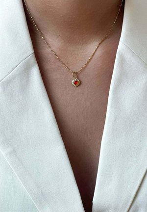 ByNouck, HEART MELODY - Necklace - red
