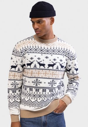 SANTA REGULAR FIT - Strickpullover - offwhite