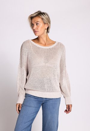 LYZA - Strickpullover - sand