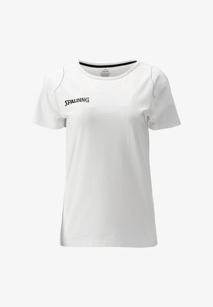 Spalding, SPALDING ESSENTIAL T-SHIRT DAMEN INDOOR - TEXTILIEN - Sport T-Shirt - weiss