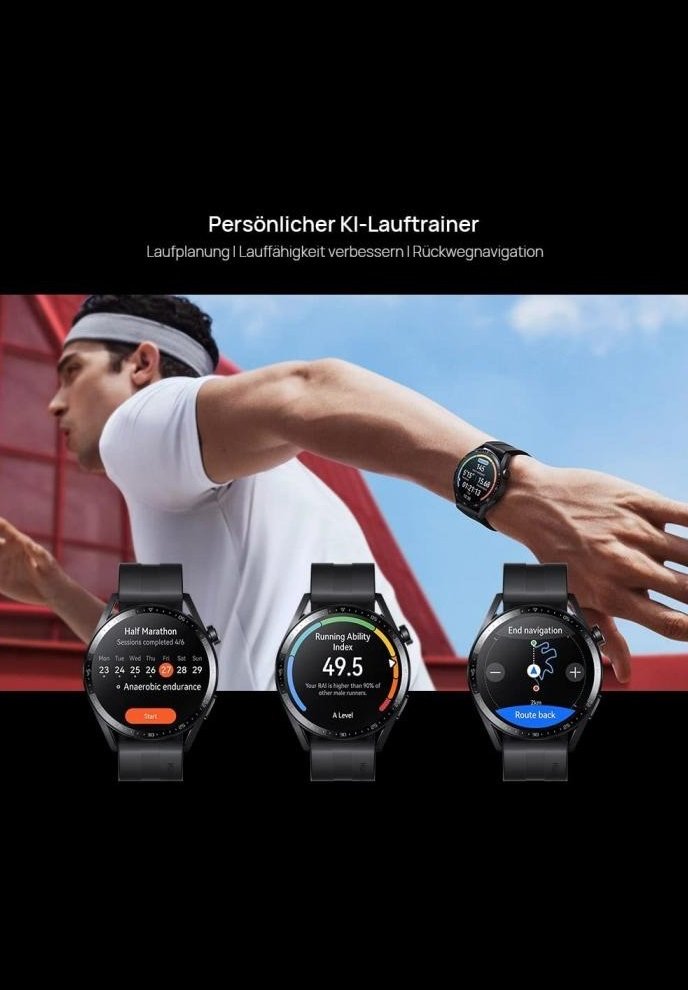 Huawei WATCH GT3 - Smartwatch - black