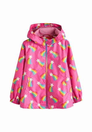 REGULAR FIT - RAINBOW SHOWER RESISTANT - Vodotesná bunda - pink