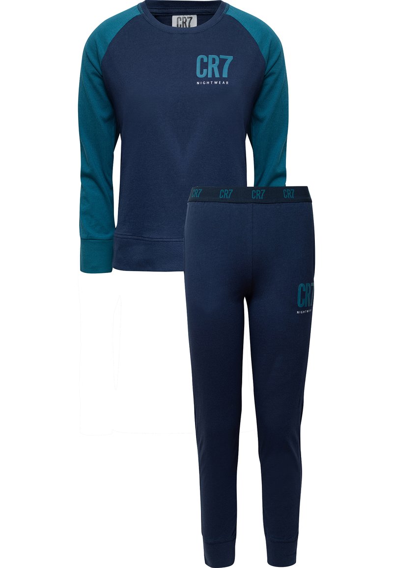 Schiesser Schlafanzug Lang-Nightwear Set Pigiama, Blu Scuro Gem_159622, 60 Uomo
