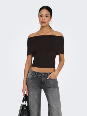 JDY JDYASTRA  - T-shirts - chocolate torte