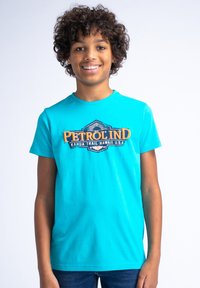 Petrol Industries Camiseta estampada - blue green