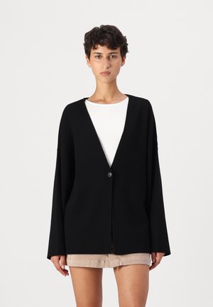 Object OBJREYNARD V NECK  - Gilet - black