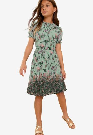 Love & Roses PUFF SLEEVE REGULAR FIT - Freizeitkleid - blue printed