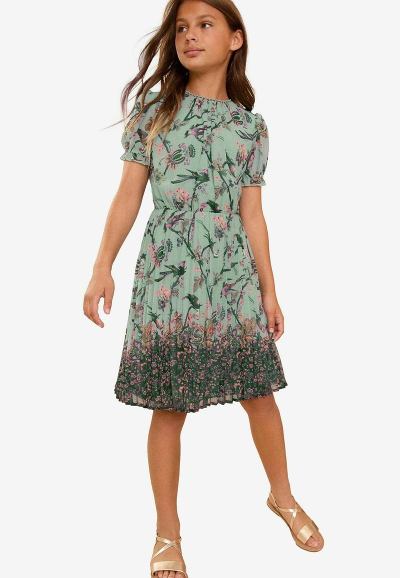 Love & Roses PUFF SLEEVE REGULAR FIT - Vardagsklänning - blue printed