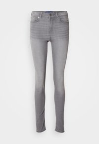 CORE BOHEMIENNE MID RISE - Skinny-Farkut - grey roots
