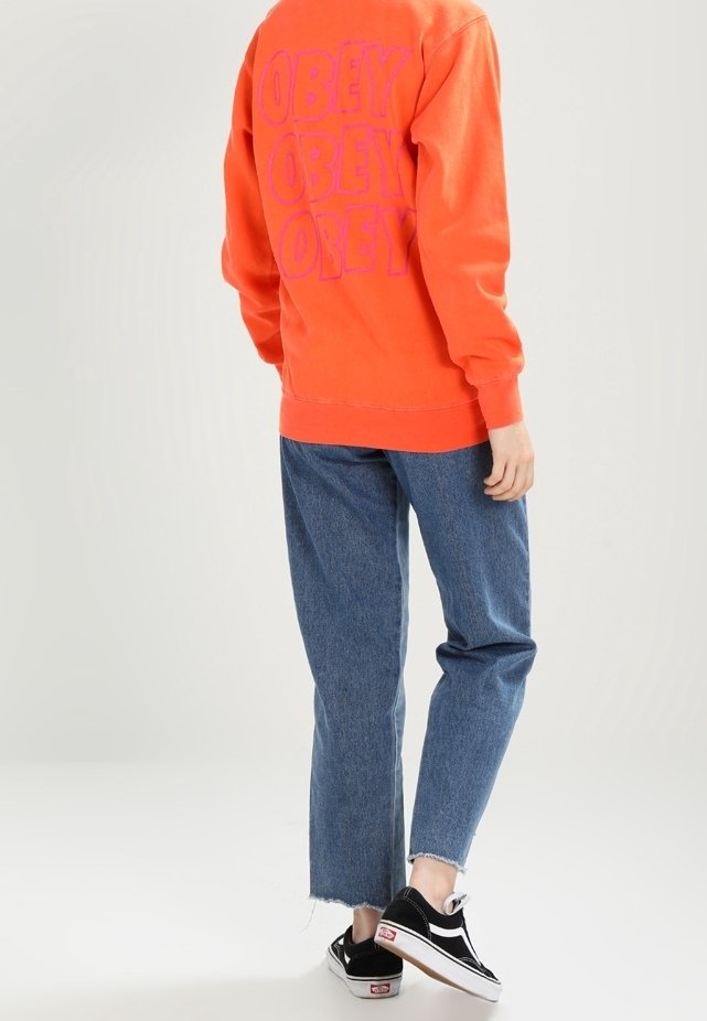 Obey Clothing Mikina - orange