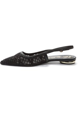 Slingback ballet pumps - black