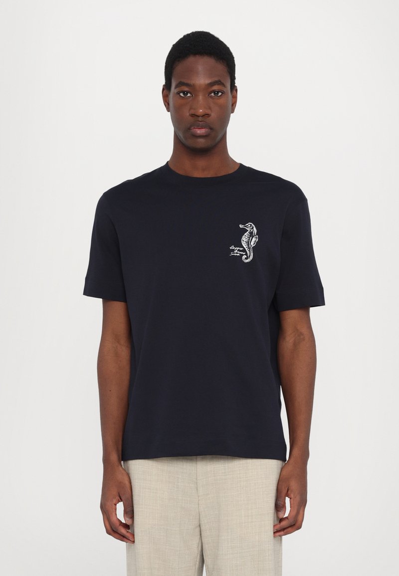Emporio Armani - T-shirt imprimé - blu navy, Agrandir
