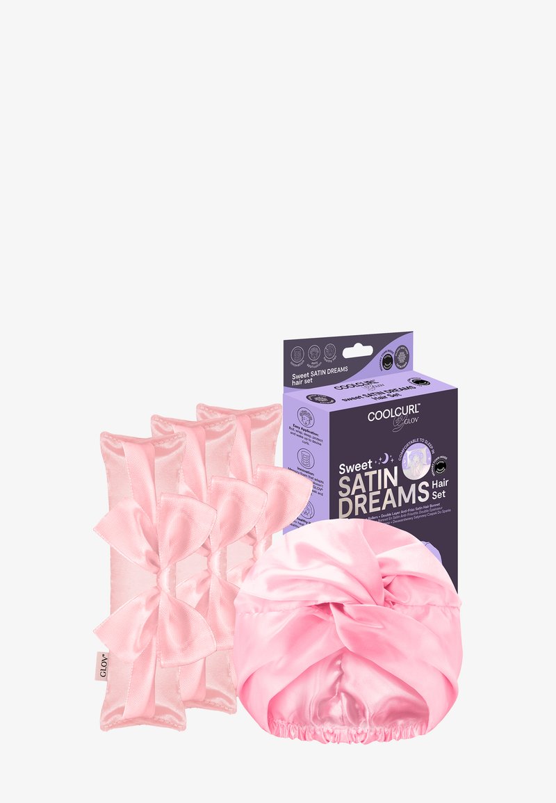 Glov - GLOV® COOLCURL SWEET DREAMS SATIN SET - Hair Set - pink, Ampliar