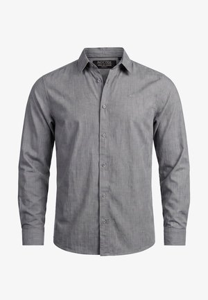 INDICODE JEANS, LANGARM AMBY - Camisa - lt grey