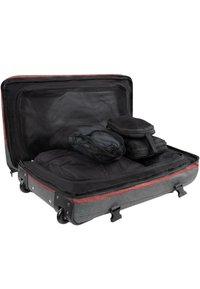 Normani MIT 4 KLEIDERTASCHEN - Kofferset - dunkelgrau rot