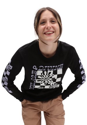 DIVINE ENERGY LS BFF - Bluzka z długim rękawem - black
