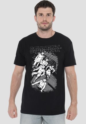 STAR TREK RETRO TILTED BRIDGE - Print T-shirt - black