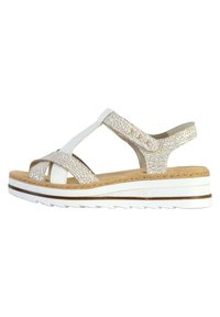Rieker EVEREST  - Sandalen met plateauzool - blanc