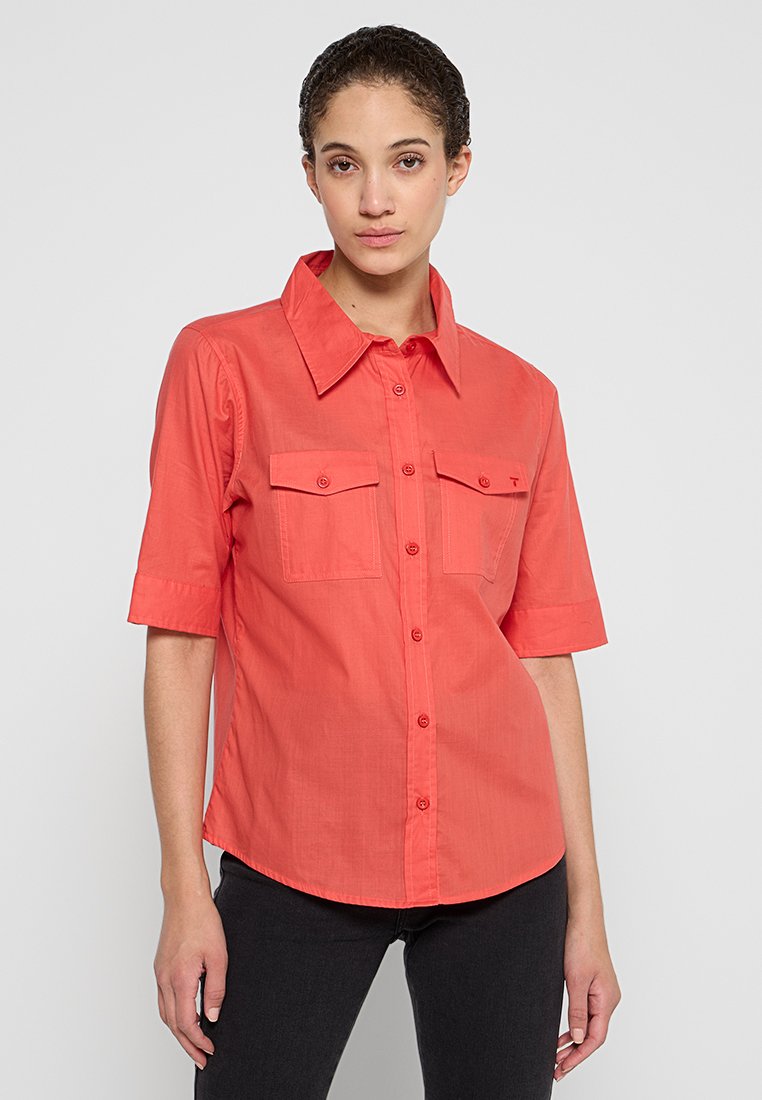 Tomorrow Overhemdblouse rood Tomorrow Overhemdblouse rood