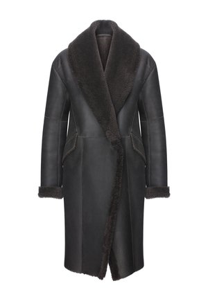MURIELLE - Mantel - dark brown