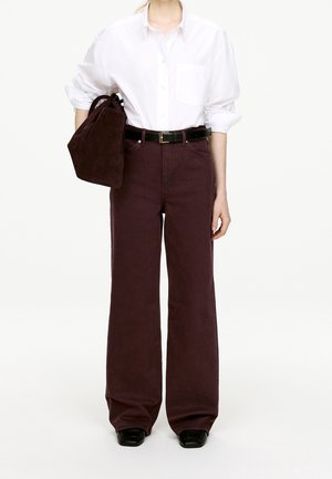 ARKET, Jean flare - bordeaux