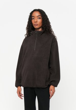 OLMTEDDIE ZIP - Fleece trui - chocolate torte