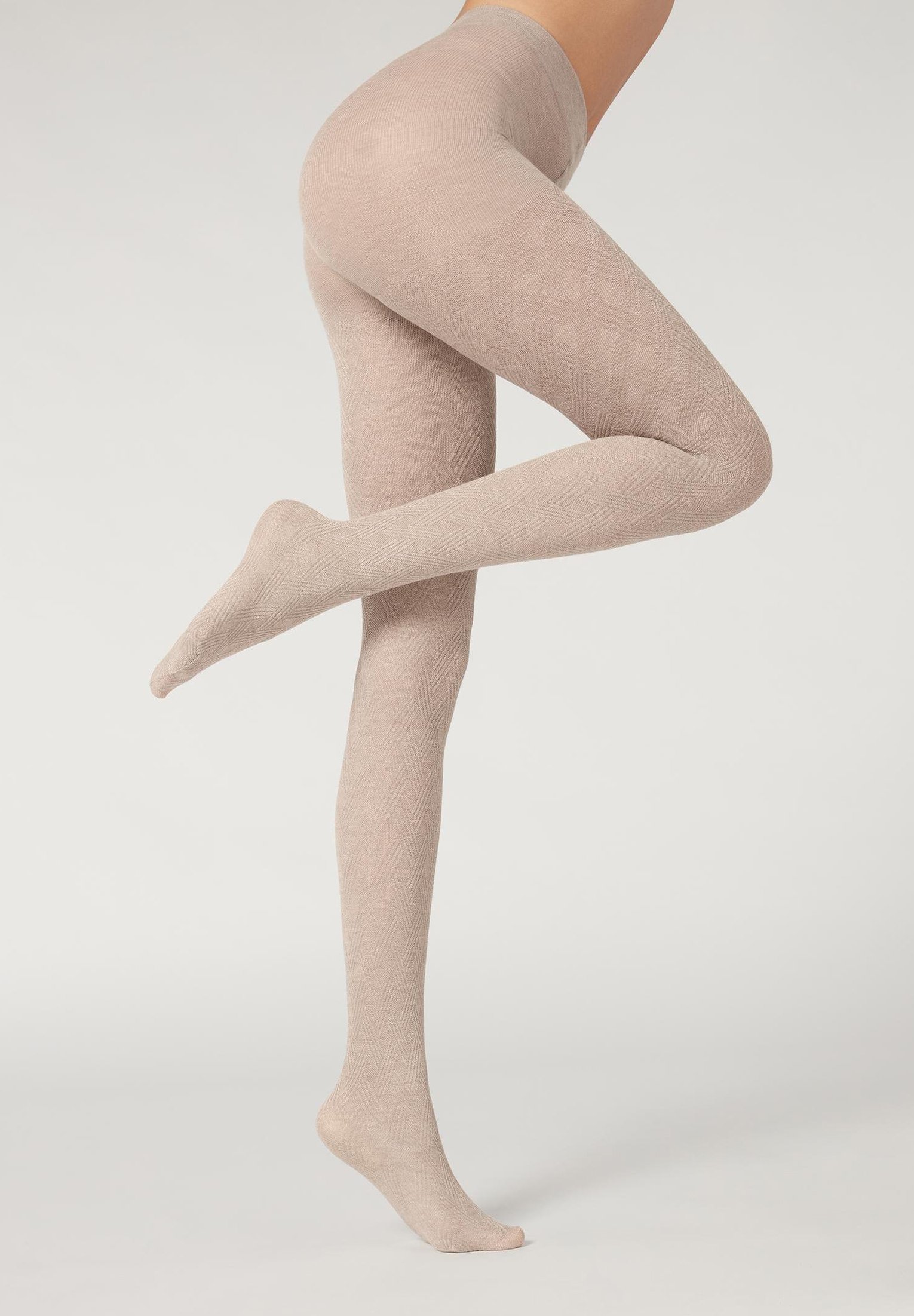 Calzedonia Collant - natural cashmere blend weaves/beige - Zalando