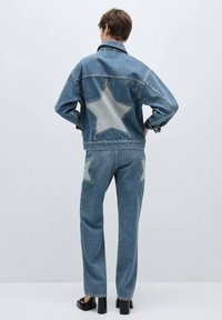 Mango Jeans straight leg - blue