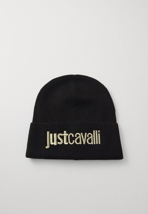 BEANIE LOGO EMBROIDERY UNISEX - Beanie - black/gold