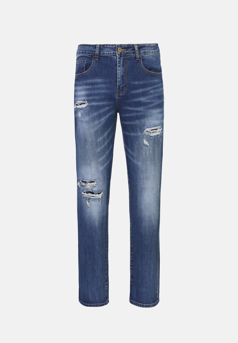 Pier One Slim fit jeans blauw denim/bluedenim Pier One Slim fit jeans blauw denim/bluedenim