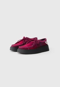 Clarks TORVIEW - Veterschoenen - plum interest