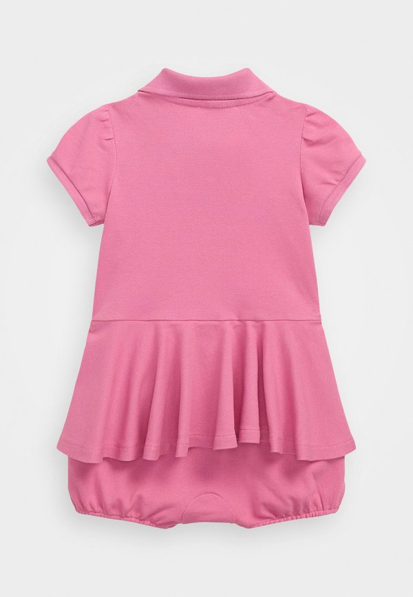 STRETCH MESH PEPLUM POLO SHORTALL - Jumpsuit2