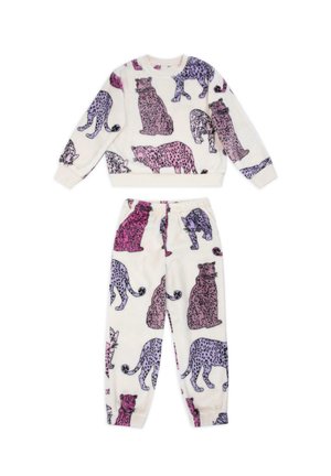 LEOPARD PRINT JOGGER - Pyjama set - off white